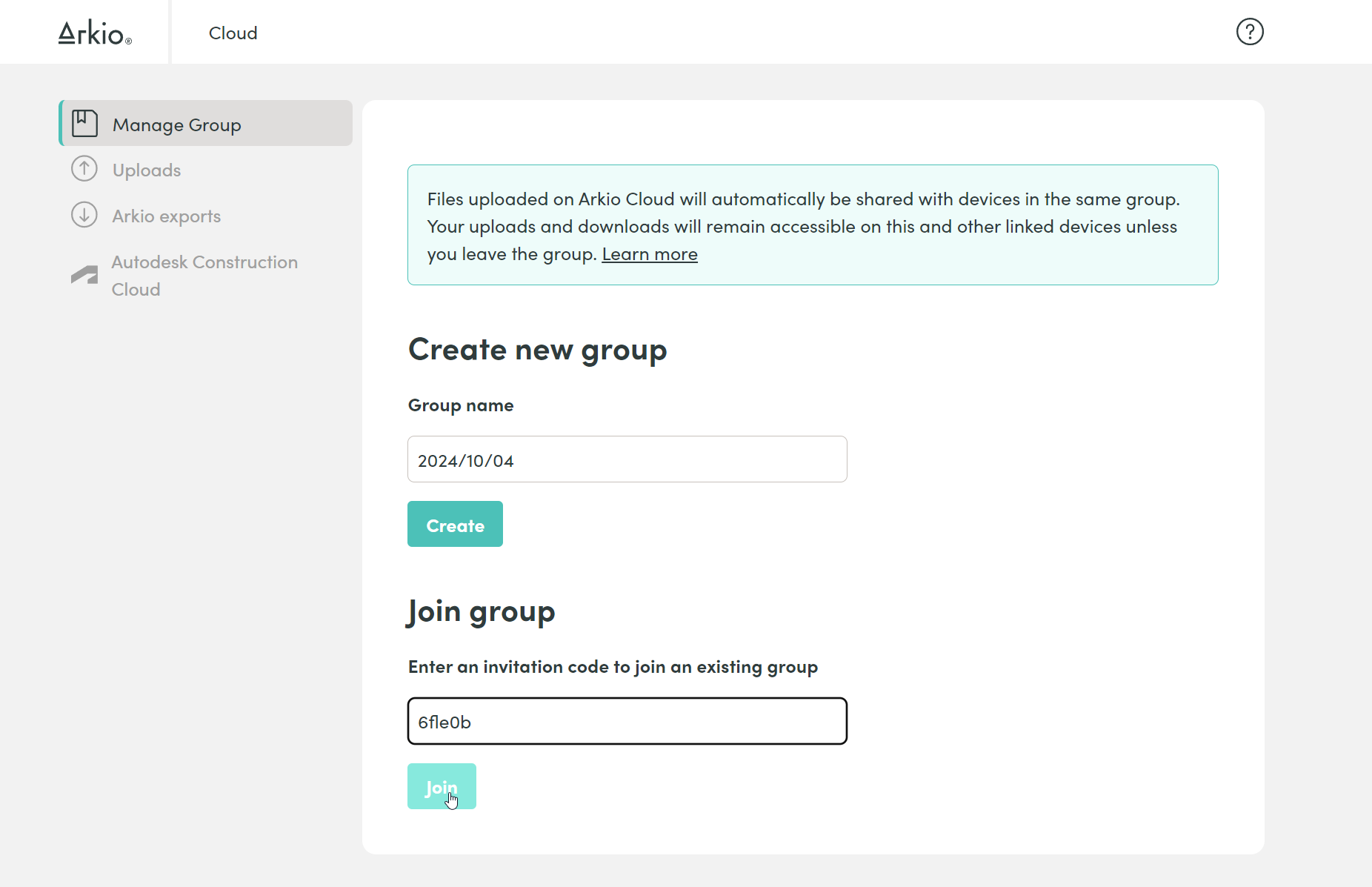1.9_Arkio_cloud_invite_code_login again.png
